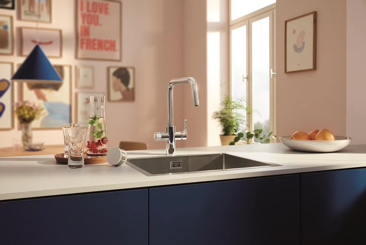 Смеситель кухонный с подключением к фильтру GROHE Blue Pure Start 30595000 - изображение 4