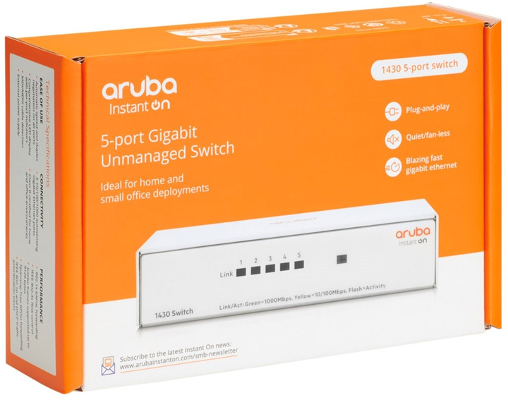 Przełącznik HP Enterprise Aruba Instant ON 1430 5G Switch (R8R44A) - obraz 4