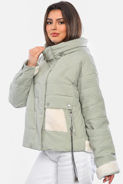 Куртка женская демисезонная мятного цвета Dolgih Store 3XL (178530) от ...