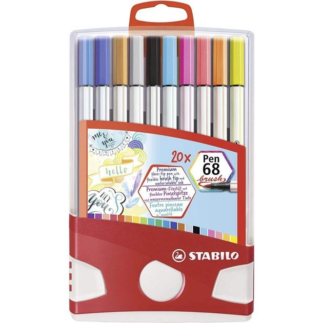 Zestaw flamastrów Stabilo Brush Color Parade (4006381561112) - obraz 1