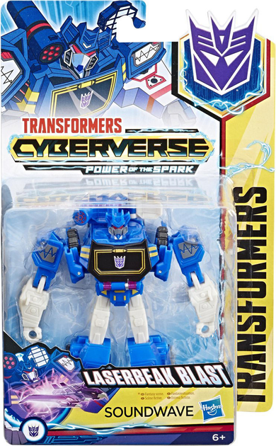 Figurka Hasbro Transformers Cyberverse Warrior Soundwave 14 cm (5010993652457) - obraz 1