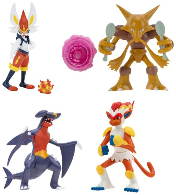 Фігурки Pokemon Battle Feature 15 см 4 шт (5710948451745) - зображення 1