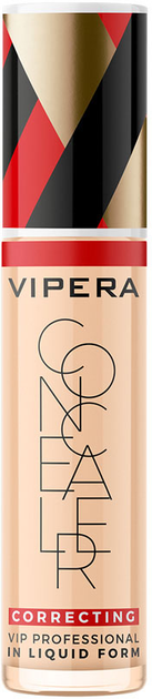 Акція на Рідкий консилер Vipera Vip Professional Concealer №01 Light Beige 4 г від Rozetka