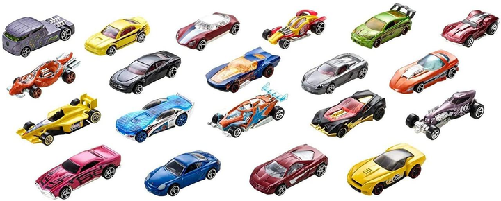 Набор машинок Хот Вилс 20 шт Hot Wheels 20-Car Gift Pack
