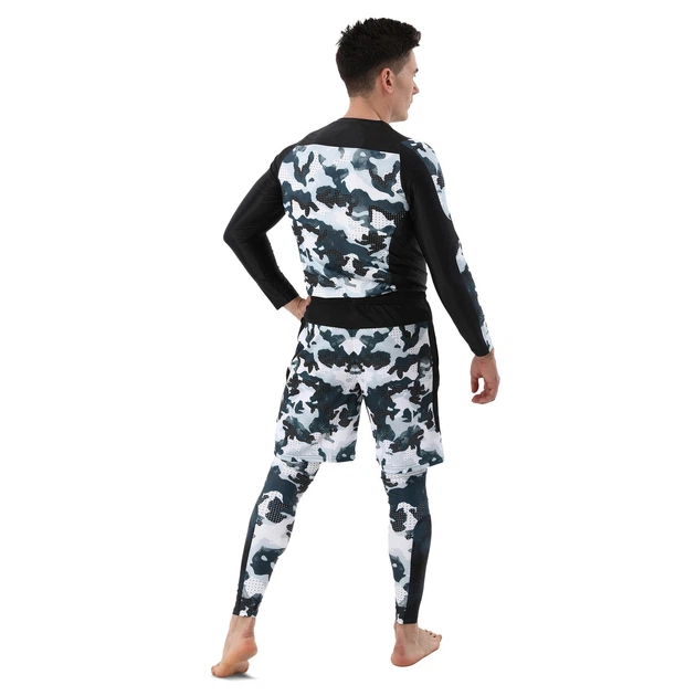Шорты для смешанных единоборств MMA Domino 210-1 размер L (170-175см) Grey Camouflage-Black - изображение 8