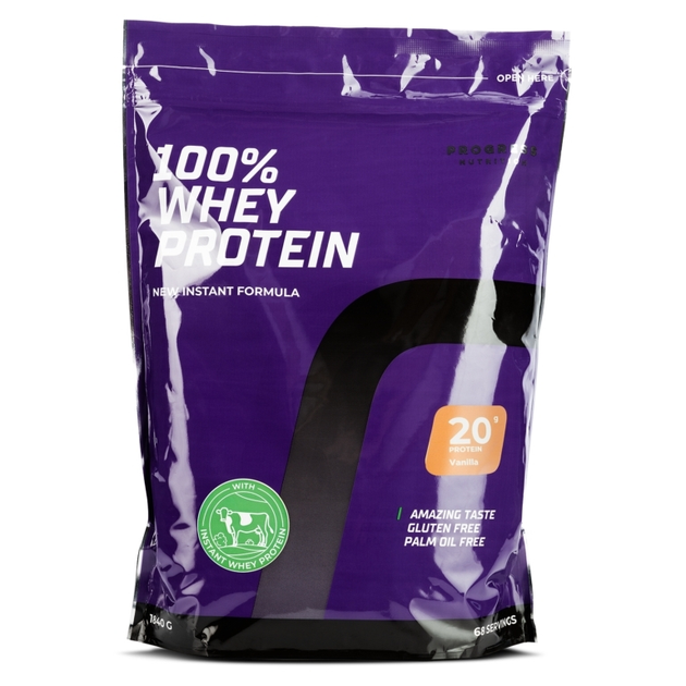 Протеин 100% Whey Protein, 1.84 кг Ваниль Progress Nutrition ...