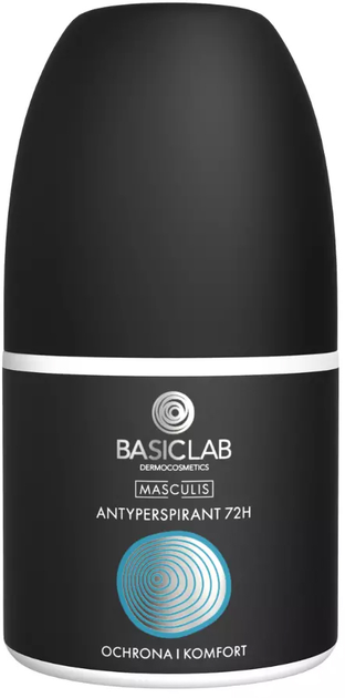 Anty-perspirant BasicLab Masculis 72h Ochrona i Komfort 60 ml (5904639170828) - obraz 1