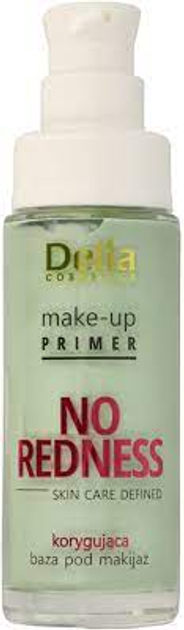 Baza pod makijaz Delia Cosmetics Make-Up Primer No Redness Skin Care Defined korygująca 30 ml (5901350476567) - obraz 2