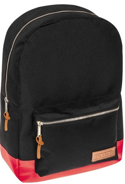 Рюкзак шкільний Starpak BV3 Black & Red (5902643662742) - зображення 1