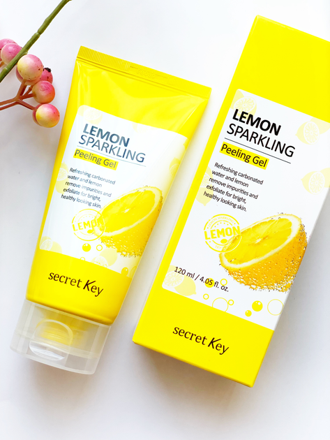 Лимонная пилинг-скатка для лица Secret Key Lemon Sparkling Peeling Gel ...