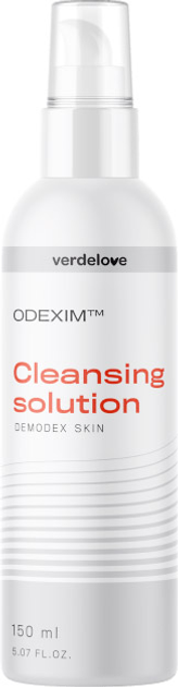 Очищуючий засіб для обличчя Odexim Cleansing Solution при демодекозі 150 мл (5903689118255) - зображення 1