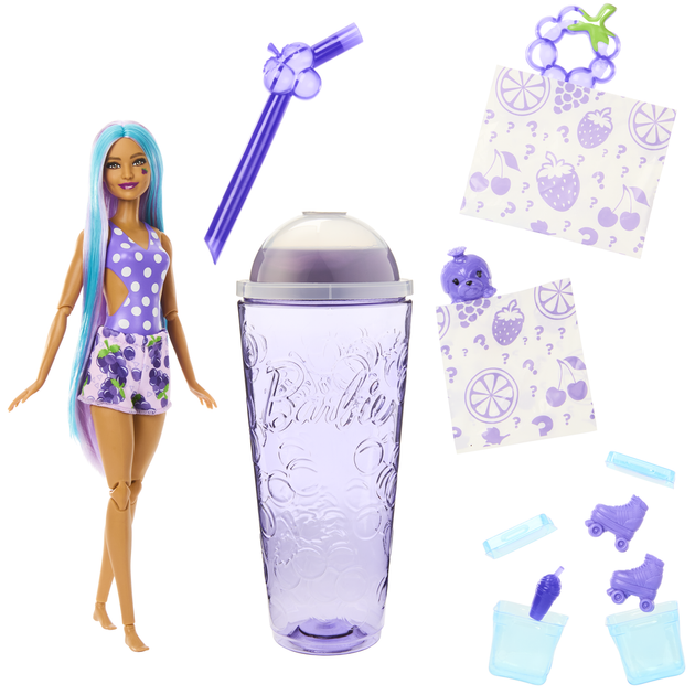 Лялька Barbie Pop Reveal серії Соковиті фрукти – Виноградна содова (HNW44) - зображення 3
