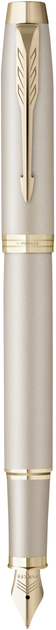 Ручка пір'яна Parker IM 17 Professionals Monochrome Champagne FP F (2172953) - зображення 1