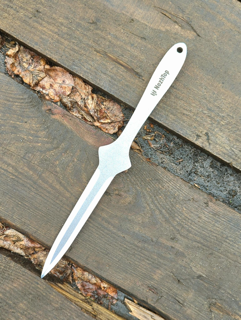 Нож 8мм для метания Кальмар 300мм, 330г. нож для безоборотки и интуитивного метания - изображение 1
