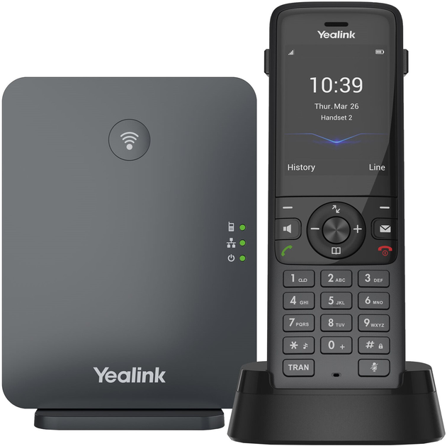 Telefon IP Yealink W78P Black (1302026) - obraz 1