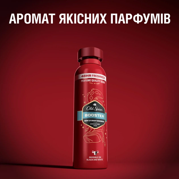 Аэрозольный дезодорант Old Spice Booster 150 мл (8006540219300