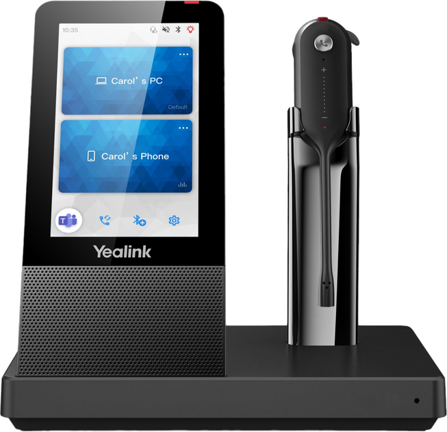 Bluetooth-гарнітура Yealink WH67 UC DECT Black (1308041) - зображення 1