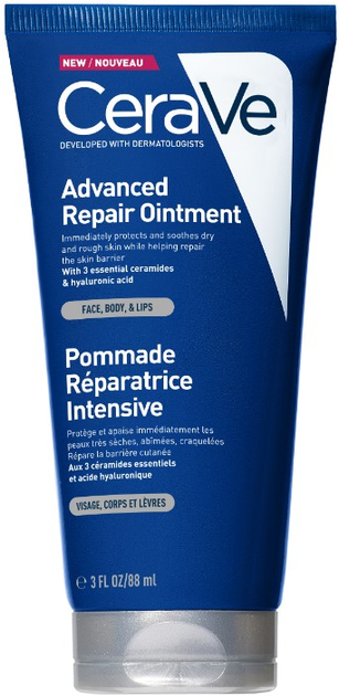 Balsam do twarzy, ciała i ust CereVe Advanced Repair Ointment do bardzo suchej i popękanej skóry 88 ml (3337875848459) - obraz 1