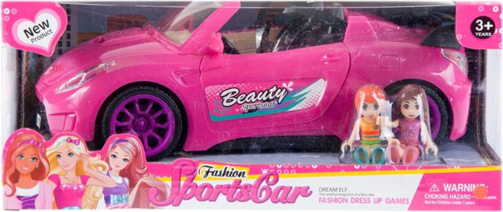 Samochód Mega Creative Fashion SportsCar z figurkami (5908275131632) - obraz 1