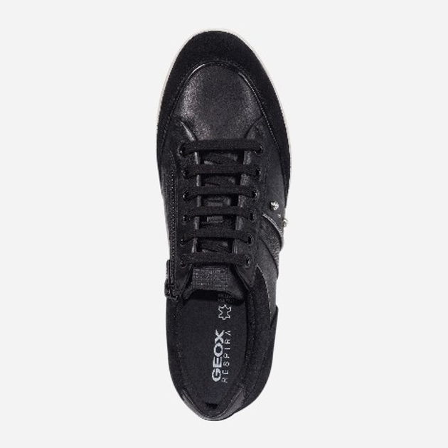 Sneakersy damskie Geox D2568B08522-C9999 38 24.7 cm Czarne (8050036583635) - obraz 4