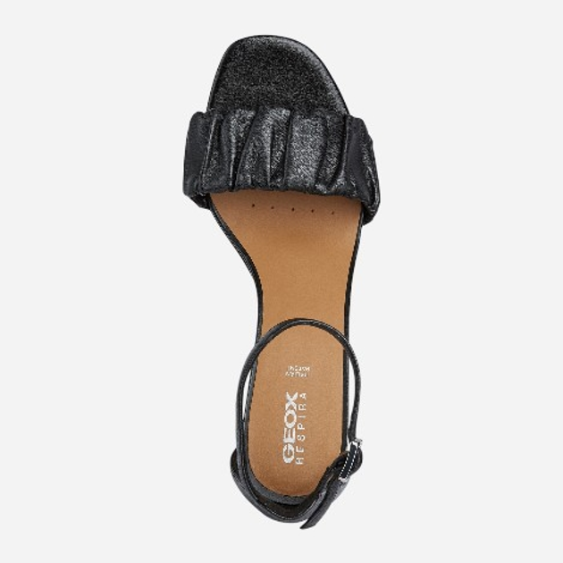 Sandały damskie na obcasie Geox D25NBC000TU-C9999 41 26.7 cm Czarne (8050036523563) - obraz 4
