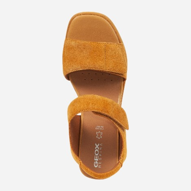 Sandały damskie na koturnie Geox D35G0C00022-C2002 40 26 cm Pomarańczowe (8056206111783) - obraz 4