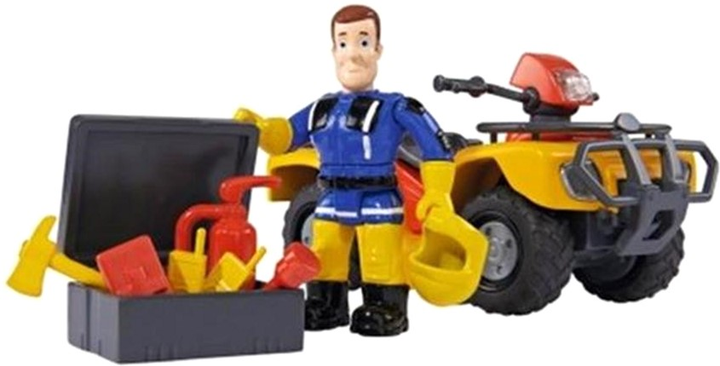 Quad Simba Fireman Sam Mercury z figurką i akcesoriami (4052351011644) - obraz 3