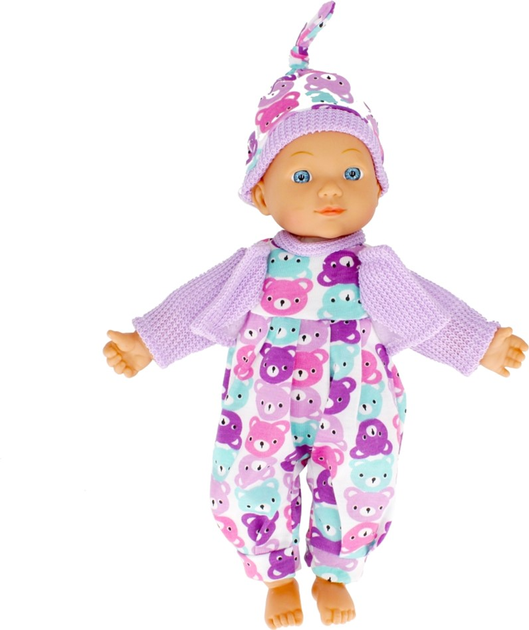 Пупс Xinyuanda Sweet Baby Doll в костюмі плюшевого ведмедика 28 см (5904335845358) - зображення 2