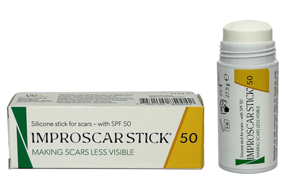 Засіб від шрамів у формі стика Improscar Stick 50 з SPF 50 27,5 гр - зображення 1
