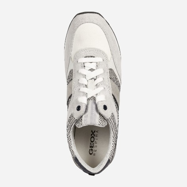 Buty sportowe męskie Geox U15BND02214-C1167 44 29.3 cm Szary/Biały (8050036067654) - obraz 4