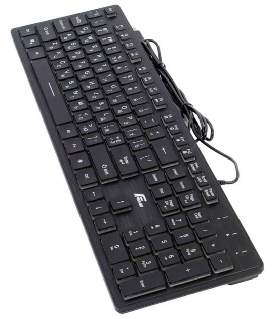Клавіатура дротова Frime Moonfox Black (FLK18200) - зображення 2