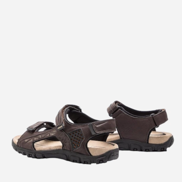 Sandały męskie sportowe Geox U9224C000BC-C0013 41 27.3 cm Brązowe (8058279900660) - obraz 3