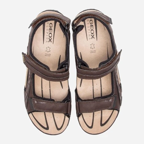 Sandały męskie sportowe Geox U9224C000BC-C0013 41 27.3 cm Brązowe (8058279900660) - obraz 4