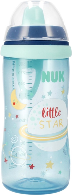 Kubek niekapek Nuk First Choice Kiddy Cup Night Zielony 300 ml (4008600439936) - obraz 2