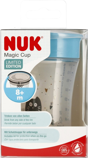 Kubek niekapek Nuk Magic Cup Limited Edition Niebieski 230 ml (4008600440024) - obraz 1