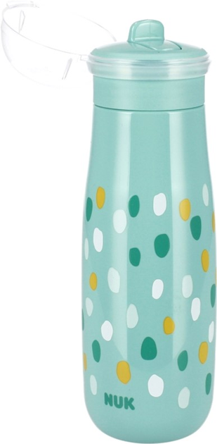 Kubek ze słomką Nuk Mini-Me Flip 2 w 1 Turkusowy 450 ml (4008600442677) - obraz 4