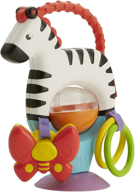 Zabawka z przyssawką Fisher-Price Zebra (FGJ11) - obraz 1
