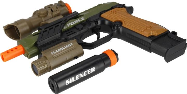Pistolet Mega Creative Special Force ze światłem i dźwiękiem (5908275105169) - obraz 4