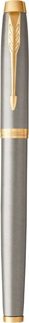 Ручка пір'яна Parker IM 17 Brushed Metal GT FP F (1931649) - зображення 2