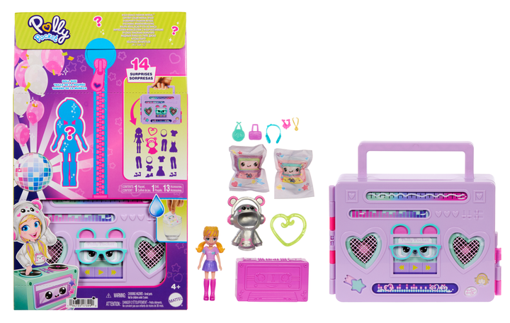 Ігровий набір Mattel Polly Pocket Вечіркова мода (HRD65) - зображення 5
