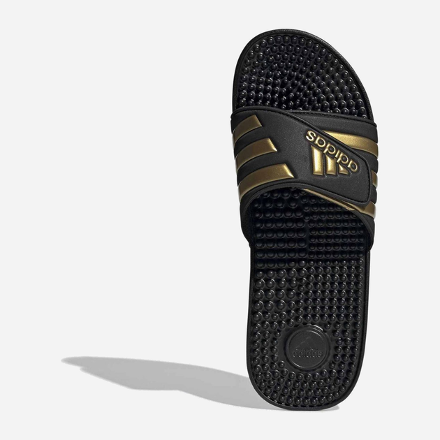 Klapki męskie Adidas Adissage EG6517 52 Czarny/Złoty (4062051813899) - obraz 3