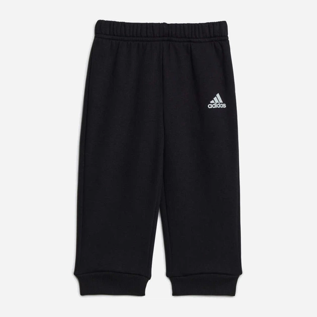 Дитячий теплий спортивний костюм (світшот + штани) для хлопчика adidas I Lin FL Jog HR5882 74 см Сірий/Чорний (4066748142132) - зображення 4