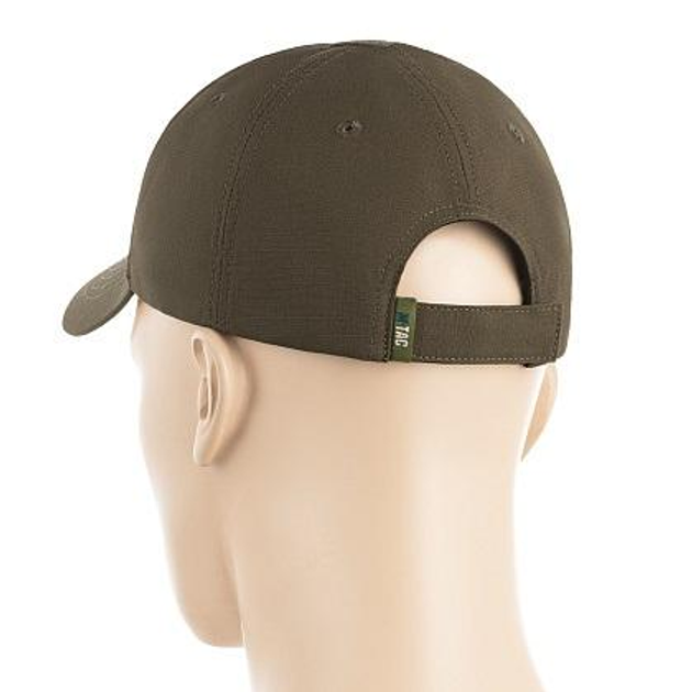 Бейсболка M-Tac тактична Elite Flex ріп-стоп Dark Olive Розмір S/M - зображення 2