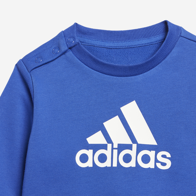 Dres chłopięcy (bluza bez kaptura + spodnie) adidas I Bos Jog Ft IB4767 98 Niebieski (4066762230884) - obraz 6