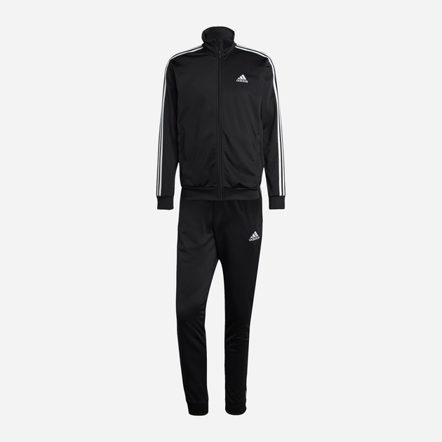 Спортивний костюм чоловічий Adidas 3Stripes Tricot Track Suit IC6747 L-Short Чорний (4065432655682) - зображення 2