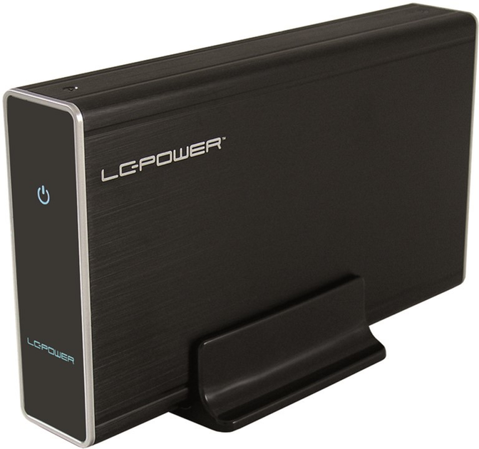 Zewnętrzna kieszeń LC-Power LC-35U3 dla 3.5'' HDD/SSD USB 3.0 (4260070123344) - obraz 1