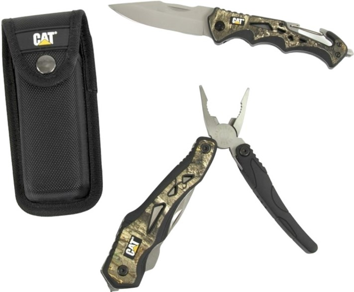 Zestaw CAT Real Tree Camo MultiTool 7 w 1 i nóż (4021472523251) - obraz 3
