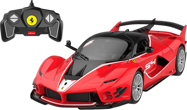 Model samochodu Rastar Ferrari FXX K ze sterowaniem radiowym 1:18 czerwono-czarny (6930751317567) - obraz 1