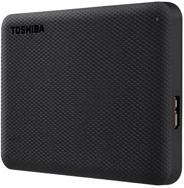 Жорсткий диск Toshiba Canvio Advance 2ТБ 2.5" USB 3.2 Чорний (HDTCA20EK3AA) - зображення 2