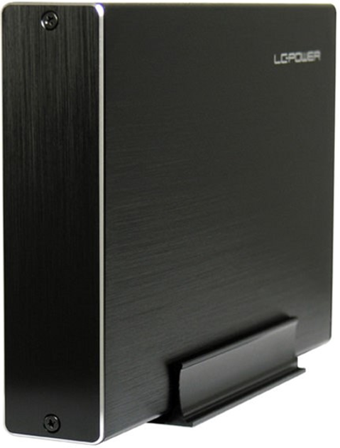 Zewnętrzna kieszeń LC-Power LC-35U3-BECRUX dla 3.5'' HDD/SSD USB 3.0 (4260070123429) - obraz 1